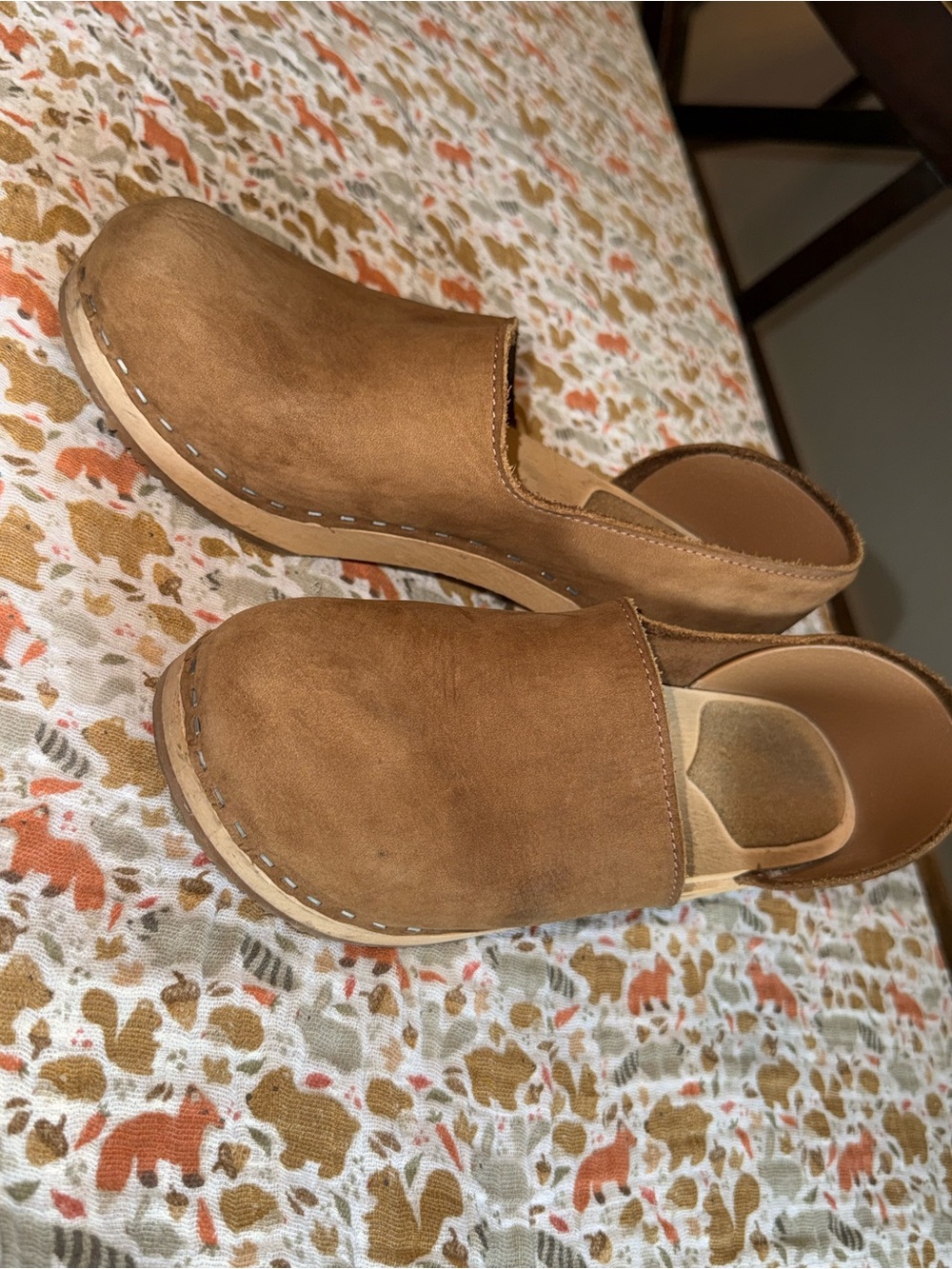 Gorgeous leather clogs